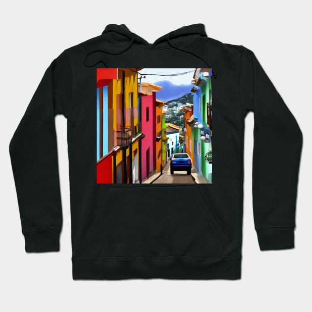 La Candelaria, Bogotá Hoodie by emiliapapaya